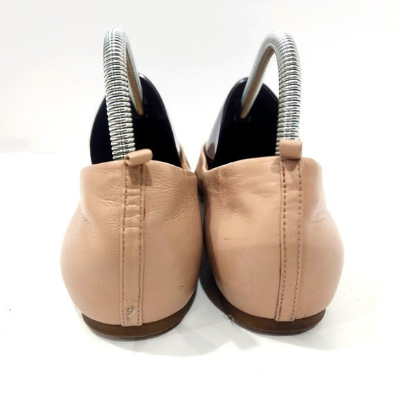 J. Crew CeCe Leather‎ Ballet Ballerina Flats Size 9 Nude Beige - Picture 3 of 9